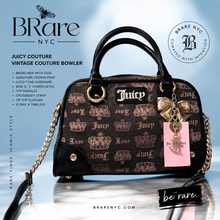 Load image into Gallery viewer, Juicy Couture Vintage Couture Bowler Satchel Crossbody Bag NWT Liquorice Brown