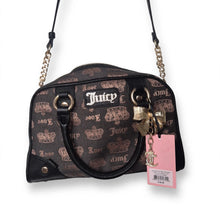 Load image into Gallery viewer, Juicy Couture Vintage Couture Bowler Satchel Crossbody Bag NWT Liquorice Brown