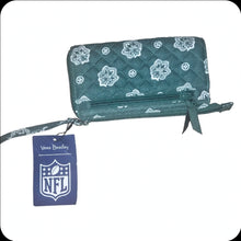 Load image into Gallery viewer, Rare Vera Bradley NFL New York Jets Tote & RFID Wristlet Set NWT