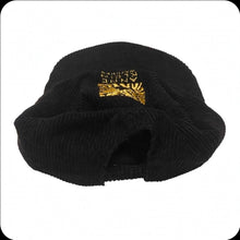Load image into Gallery viewer, Anne Klein Watches Black Corduroy Cap Gold Lion