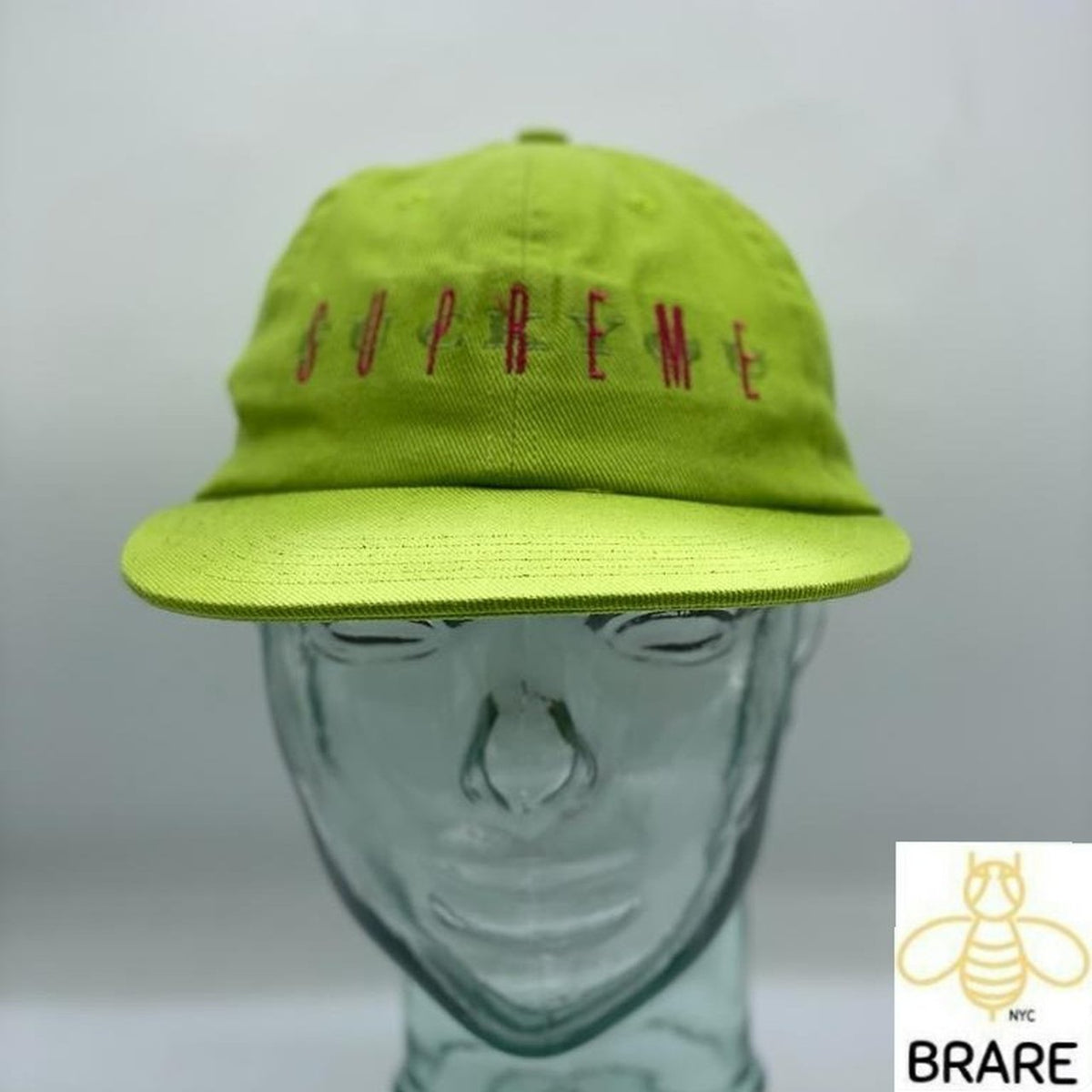 Supreme Fuck You 6 PANEL Lime Hat FW19