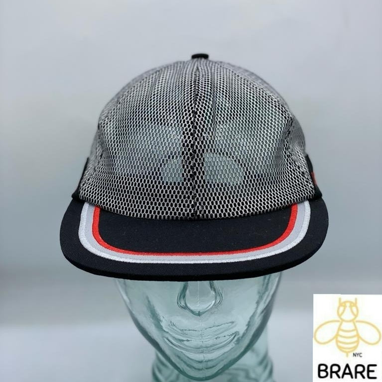 Supreme Silver Metallic Mesh 6 Panel Cap Snapback Hat SS17 – BRare NYC