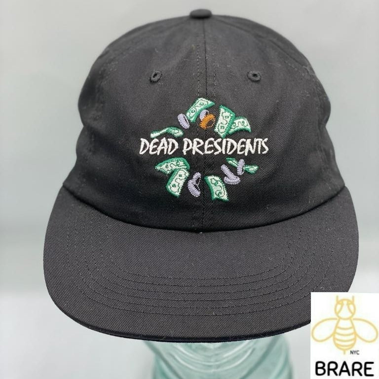 Supreme Dead Presidents 6 Panel Black Hat FW18 – BRare NYC