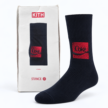 Load image into Gallery viewer, Kith x Coca-Cola x Stance Crew Socks – Navy/Red
