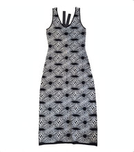 Load image into Gallery viewer, House of Harlow 1960 Luxe Essentials Geo Knit Ring Front Midi Dress – S NWT
