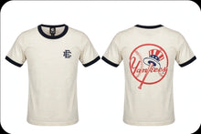 Load image into Gallery viewer, Eric Emanuel x New Era Yankees Cooperstown Ringer Tee Cream/Navy – Size M – NWT
