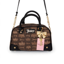 Load image into Gallery viewer, Juicy Couture Vintage Couture Bowler Satchel Crossbody Bag NWT Liquorice Brown
