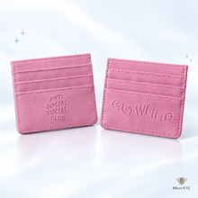 Load image into Gallery viewer, Rare Anti Social Social Club Get Weird Pink Card Holder – New

