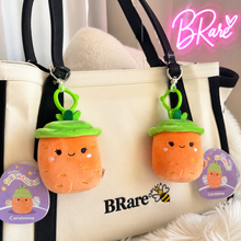 Load image into Gallery viewer, Squishmallows Caroleena Carrot Clip-On Plush Keychain 2 Pack | NWT | Kellytoy

