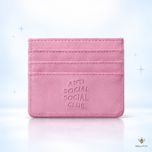 Load image into Gallery viewer, Rare Anti Social Social Club Get Weird Pink Card Holder – New
