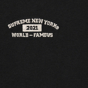 Supreme WORLD FAMOUS S/S TOP TEE T-SHIRT SS21 Black Medium M FTP NYC. Condition is "New with tags". Shipped with USPS. I don't accept returns or ship out of the US.