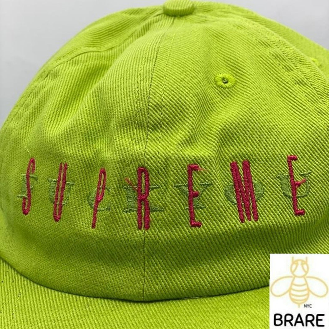 Supreme Fuck You 6 PANEL Lime Hat FW19