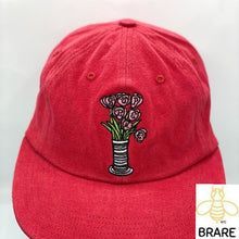 Load image into Gallery viewer, SUPREME Flowers 6 Panel Red box logo camp cap F/W
