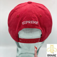 Load image into Gallery viewer, SUPREME Flowers 6 Panel Red box logo camp cap F/W
