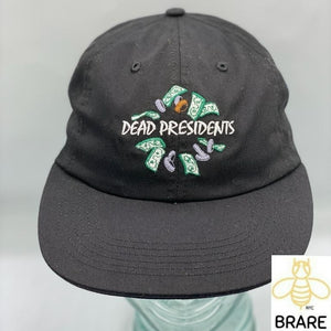 Supreme Dead Presidents 6 Panel Black Hat FW18