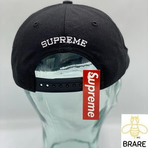 Supreme Metallic Arc 6-Panel Cap Hat BLACK Copper SS18