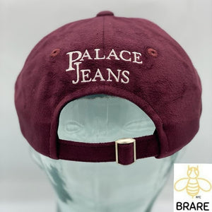 Palace Skateboards Suede PJ's 6-Panel Hat Burgundy