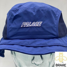 Load image into Gallery viewer, Palace Skateboards 2018 Mountain Shell Bucket Hat Navy L/XL.
