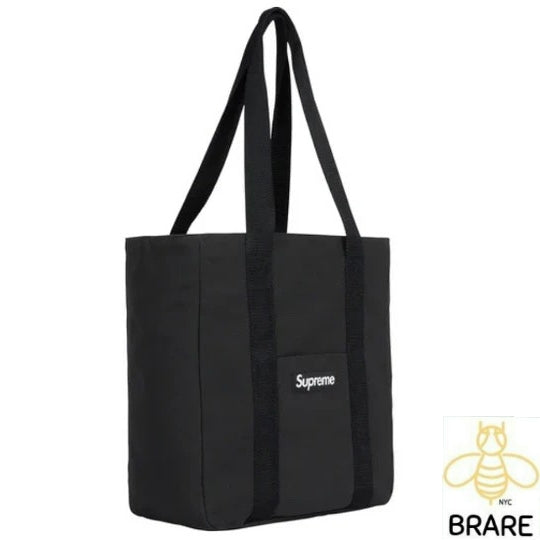 Supreme Canvas Tote Bag Black 2020 small box logo