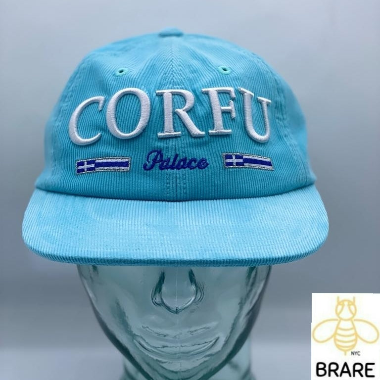 PALACE SKATEBOARDS Corfu 6-Panel Hat Cap Corduroy Baby Blue