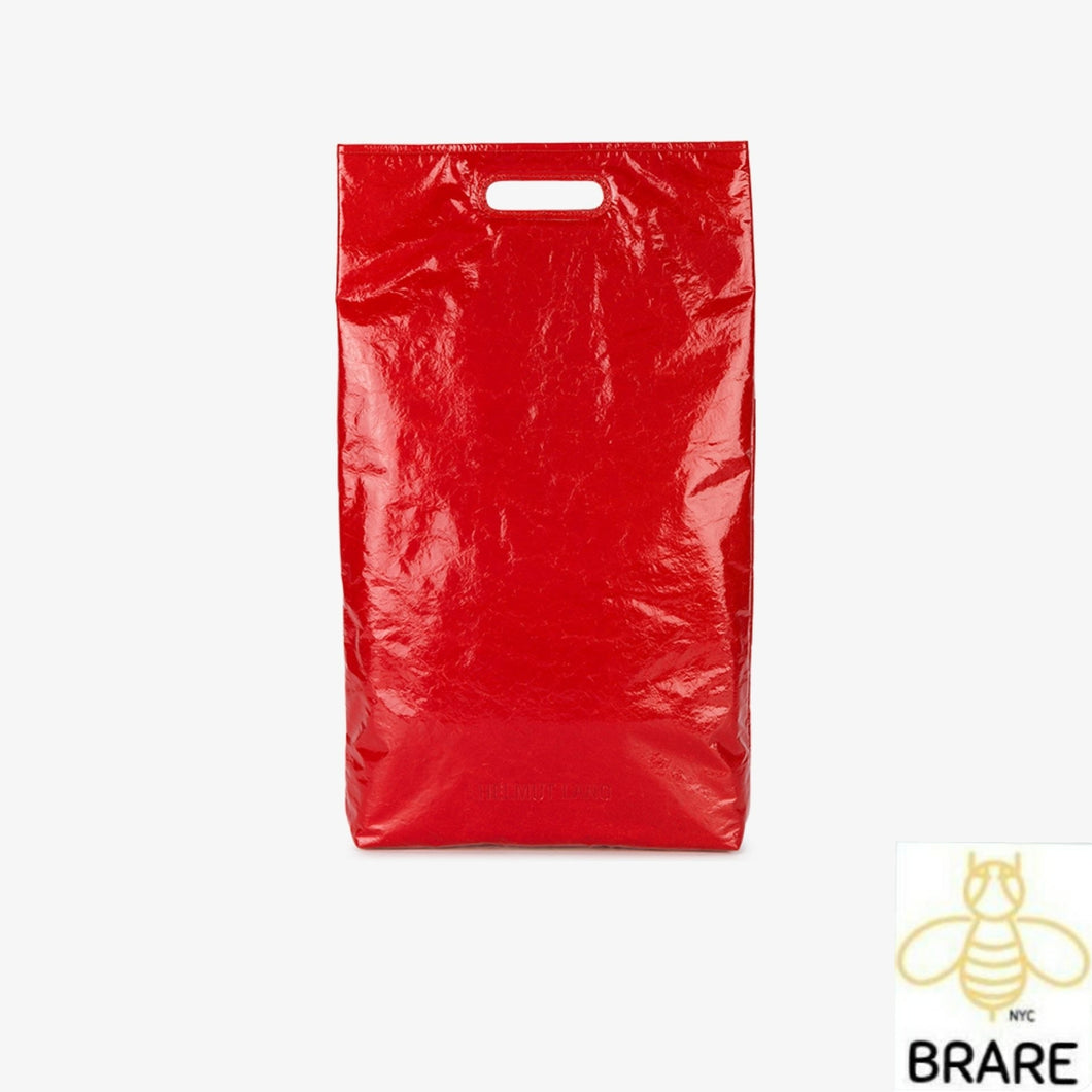 Helmut Lang Lambskin Leather Red Bag